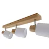 Lindby Deckenstrahler Wanessa, 47cm, 3-flg., weiß, Holz, Produktbild-Vorschau 5