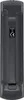 The back of a black remote control is shown against a light gray background. Produktbild-Vorschau