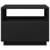 2025 Moderne Couchtisch mit LED-Leuchten Schwarz 50x49x40 Produktbild-Vorschau 6