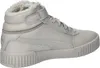 A side view of a beige Puma sneaker with a fur lining. Produktbild-Vorschau