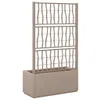 A product shot of a planter with a trellis. Voir les images du produit