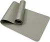 Yogamatte Grau mit Tragegurt NBR Schaumstoff 1,5cm dick Produktbild-Vorschau 2