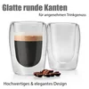 BigDean 4 Stück doppelwandige Espresso Gläser 80 ml in Produktbild-Vorschau 5