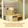 A close-up view of a desk area within a bed frame, featuring a lamp, books, and decorative elements. Anteprima dell’immagine prodotto
