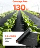 SucceBuy Unkrautvlies 0,4x30,5 m Gartenvlies 90 g/㎡, Produktbild-Vorschau 3