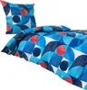 Traumschlaf Seersucker Bettwäsche Parma blau 155x220 cm + Produktbild-Vorschau 2