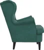 vidaXL Poltrona in velluto verde scuro Anteprima dell’immagine prodotto 10