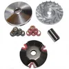 A collection of scooter variator and clutch parts laid out on a white background. Produktbild-Vorschau