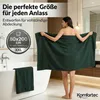 Komfortec 2er Saunatuch Set 80x200 cm aus 100% Baumwolle, Produktbild-Vorschau 2