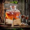 KADAX Beczka Szklana 3L Beczułka Antałek Na Napoje Wódkę Podgląd zdjęcia produktu 2