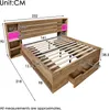 okwish Doppelbett Massivholzbett 160×200, Stauraumbett Produktbild-Vorschau 7