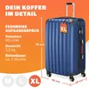MONZANA® Koffer Handgepäck ABS Hard Case 4 Rollen Produktbild-Vorschau 2