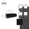 DAPRONA Wandanschlussband 3D 5m x 39cm, Schwarz, Alu, Produktbild-Vorschau 2