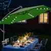Sonnenschirm mit LED Beleuchtung Ampelschirm 300 cm Garten Produktbild-Vorschau 7