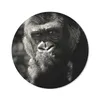 MuchoWow® Mauspad Mousepad Tierprofil Gorilla in schwarz Produktbild-Vorschau 1