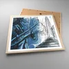 Gerahmtes Poster - Rahmen in heller Eiche - Saxophon Produktbild-Vorschau 3