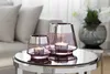 Fink JONA, Teelichthalter, Glas, Silberfolie, glatt, rosa, Produktbild-Vorschau 2