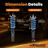 Zestaw coilover z 24-stopniową regulacją do BMW E60 525xi Podgląd zdjęcia produktu 12