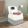A portable toilet chair in a bathroom setting. Podgląd zdjęcia produktu