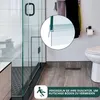 Hochwertige Duschdichtung 100 cm aus transparentem PVC für Produktbild-Vorschau 7