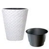 Kvetináč Little Matuba s vložkou biely 30 cm Náhľad obrázku produktu 2
