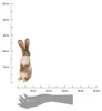 HOWHOMELY | Gartenfigur - Dekoobjekt - 26 cm - beige - Produktbild-Vorschau 3