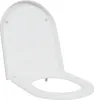 vidaXL Sedile per wc bianco 49 x 36 x 4 cm Duroplast Anteprima dell’immagine prodotto 1