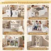 COSTWAY Tavolo multifunzione 6 in 1 per bambini, set tavolo Anteprima dell’immagine prodotto 5