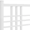 A close-up view of a white metal trellis. Produktbild-Vorschau