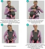 MODFU Kindertrage Bauchtrage Rückentrage Babytrage Produktbild-Vorschau 6