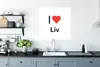 MuchoWow® Poster Ich liebe - Liv - Mädchen 75x75 cm - Wand Produktbild-Vorschau 3