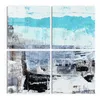 DEQORI Glasbild Echtglas 4x50x50 cm 'Blaue Tiefen' Produktbild-Vorschau 2