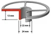 Makita 193340-4, 24 mm, 22 mm, 13 mm Podgląd zdjęcia produktu 2