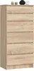 Akord Sonoma Oak 6 Drawer Chest 60X40X130 Podgląd zdjęcia produktu 1