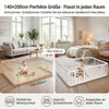 140x200 cm witte, modulaire omheining voor baby's en Productafbeelding-voorbeeld 10