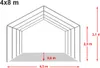 TOOLPORT Tendone deposito 4x8 m PVC 700 N tenda capannone Anteprima dell’immagine prodotto 10