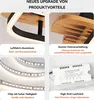 Deckenleuchte, LED Deckenleuchten mit Holz, Stufenlos Produktbild-Vorschau 8