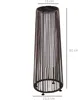 Lampa solarna Outsunny Rattan z czujnikiem światła, Podgląd zdjęcia produktu 3