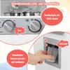 A collage of close-up shots highlighting features of a toy kitchen. Náhled obrázku produktu