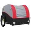 vidaXL Przyczepka rowerowa czarno-czerwona 45 kg żelazko Podgląd zdjęcia produktu 4