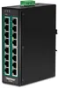 TRENDnet TI-PG160 DIN-Rail Switch PoE+ 16-Port Industrial Produktbild-Vorschau 1