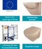 Calmwaters® Erhöhtes Wand WC spülrandlos Modern Plus mit Produktbild-Vorschau 3
