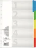 PAGNA Register A4 5tlg. Tabe 5-farbig weiß Produktbild-Vorschau 1