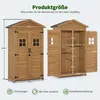M MCombo Gartenschrank Gartenhaus Holz Wetterfest, Produktbild-Vorschau 7
