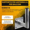 Extralink Fi 50 mm Supporto da parete per antenna 200 mm, Anteprima dell’immagine prodotto 6
