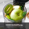 AMZCHEF Entsafter mit 113MM Einfüllöffnung, 1,8 L Slow Produktbild-Vorschau 2