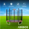 Arebos Trampolin Randabdeckung 183 cm, Rot, 280 mm Produktbild-Vorschau 11