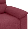Sillón vidaXL, color burdeos, 100x81x84 cm, tapizado en Vista previa de la imagen del producto 7
