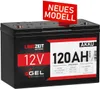 Langzeit Gel Akku 12V 120Ah für Solarinseln, USV-Anlagen, Produktbild-Vorschau 1