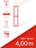 Stahovací lať 400 cm Náhled obrázku produktu 3